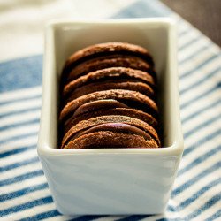 Whole Wheat Chocolate Sandwich Cookies
