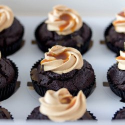 Salted Caramel Chocolate Cupcake
